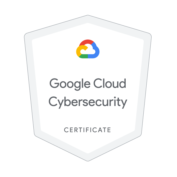 Google Cloud Cybersecurity Certificate Badge