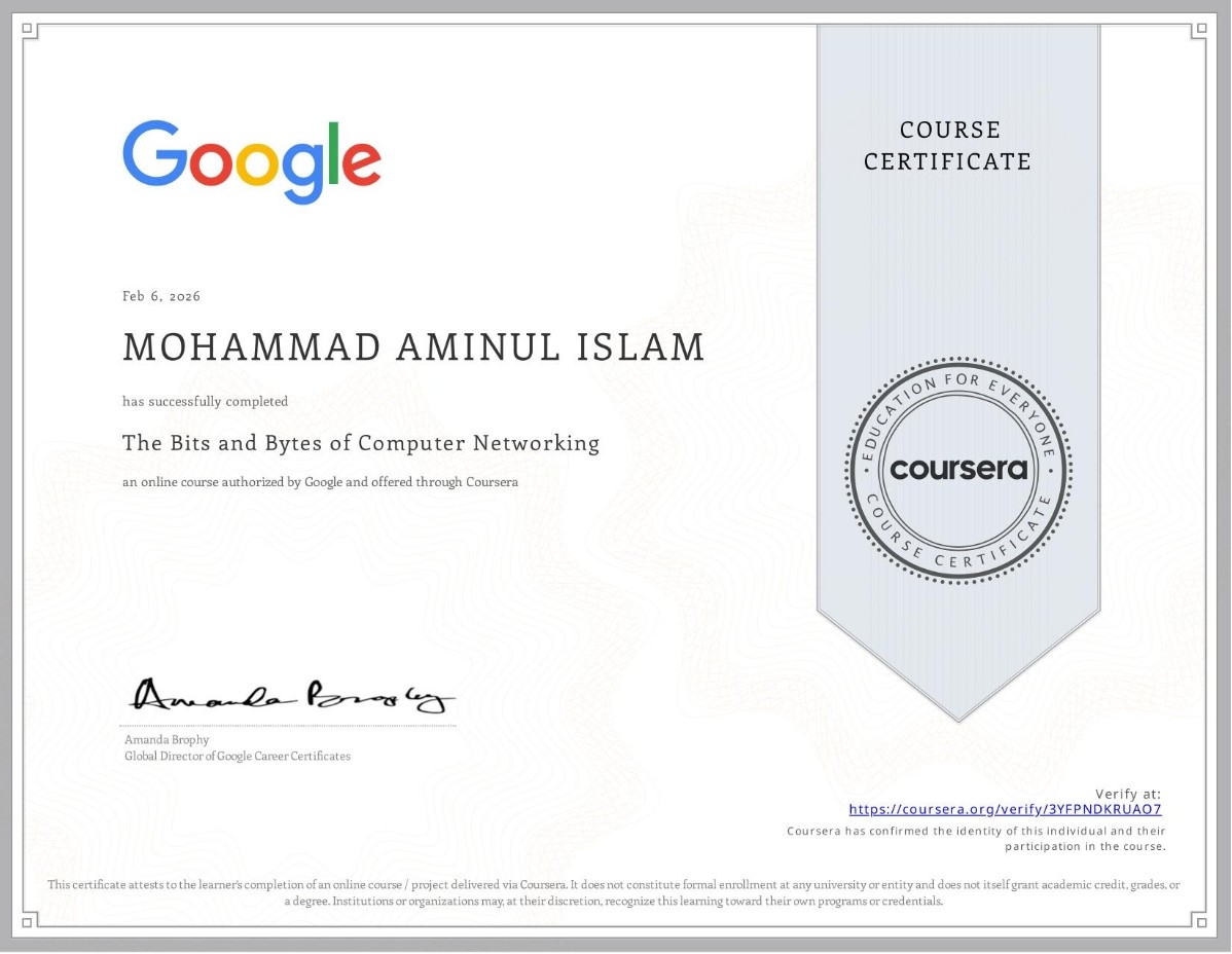 The Bits and Bytes of Computer Networking - Google
