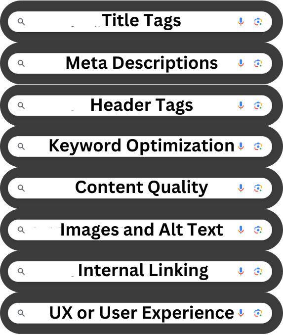 On-Page SEO info graphic by Mohammad Aminul Islam